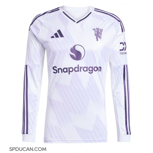 Muški Nogometni Dres Manchester United Gostujuci 2025-26 Dugi Rukav Muški Nogometni Dres Manchester United Gostujuci 2025-26 Dugi Rukav